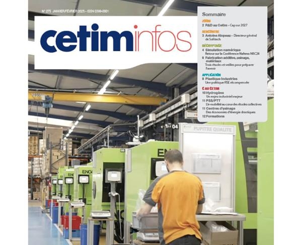 1re de couverture du Cetim Infos 275