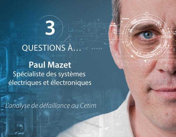 Paul Mazet, ingénieur au Cetim, spécialiste des systèmes électriques et électroniques