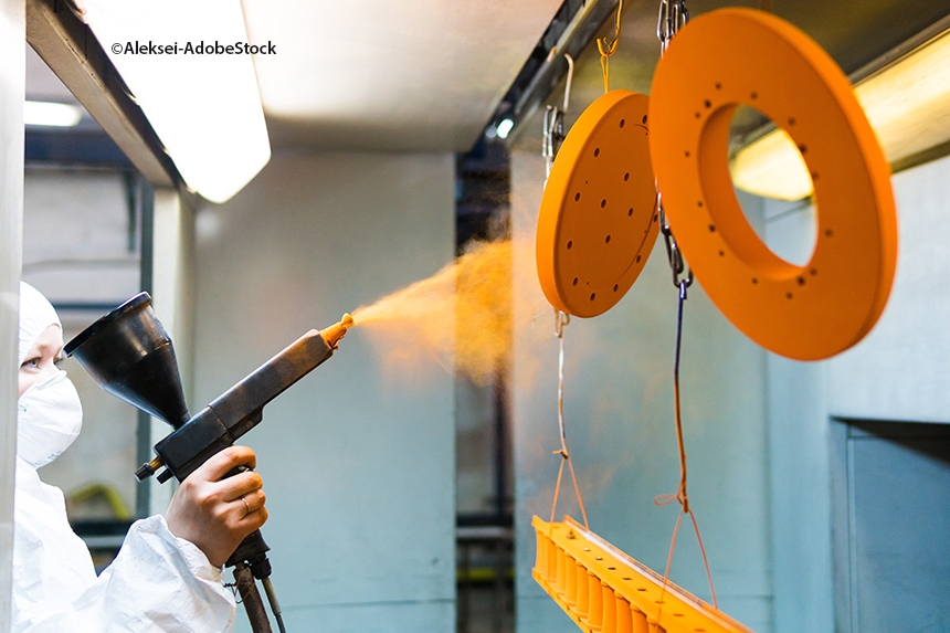 Atelier de peinture industrielle - ©Aleksei-Adobestock