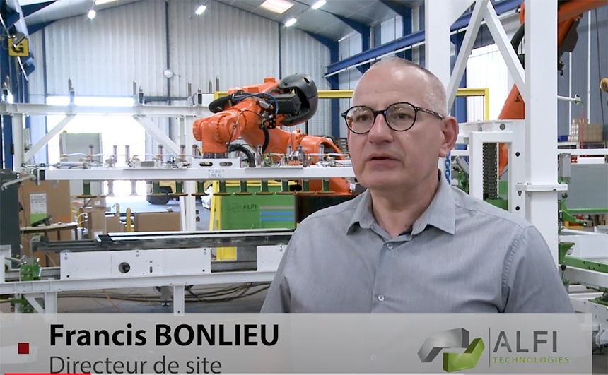 Francis Bonlieu, directeur de site, Alfi Tehnologie