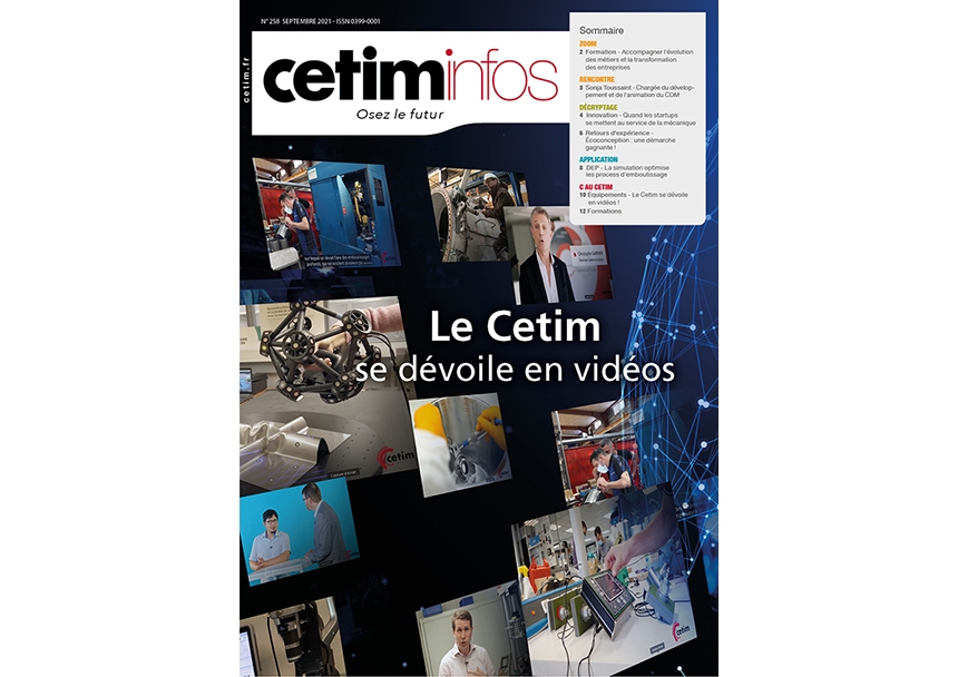 1re de couverture du Cetim infos n°258 de septembre 2021
