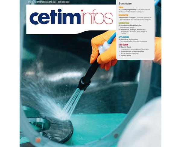 Première de couverture du Cetim Infos numéro 274