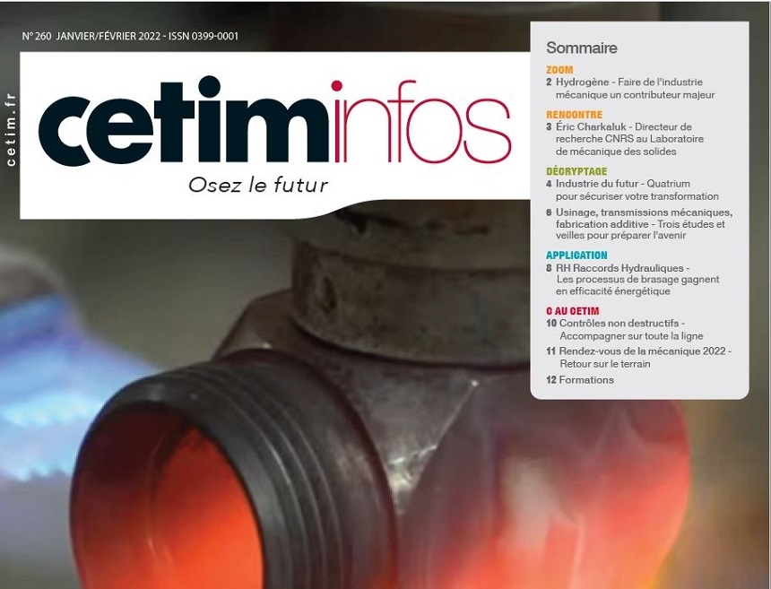 Cetim Infos N° 260 de janvier/février 2022