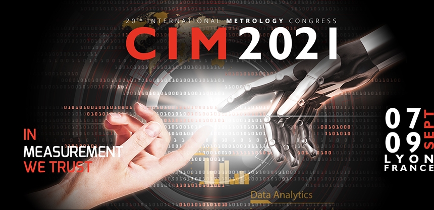 Visuel du Congrès international de métrologie CIM 2021