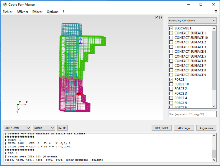 Module EF 3D intégré à Cetim Cobra 6.5