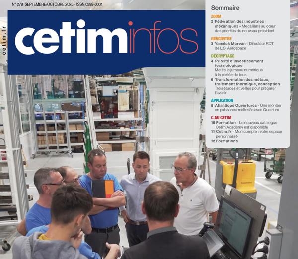 Première de couverture du Cetim Infos numéro 278