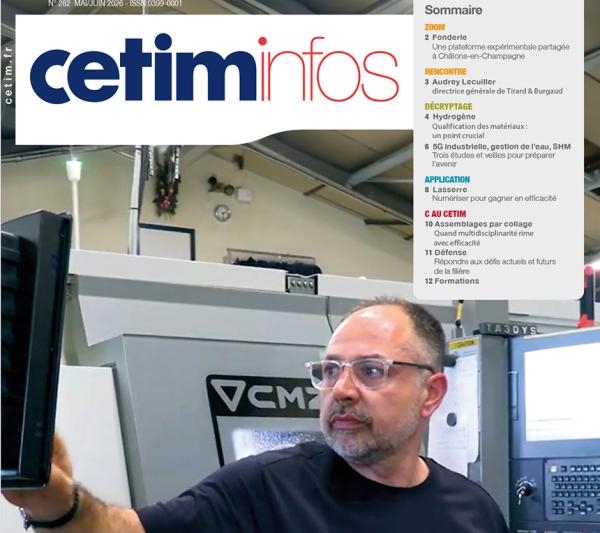 Première de couverture du Cetim infos 282