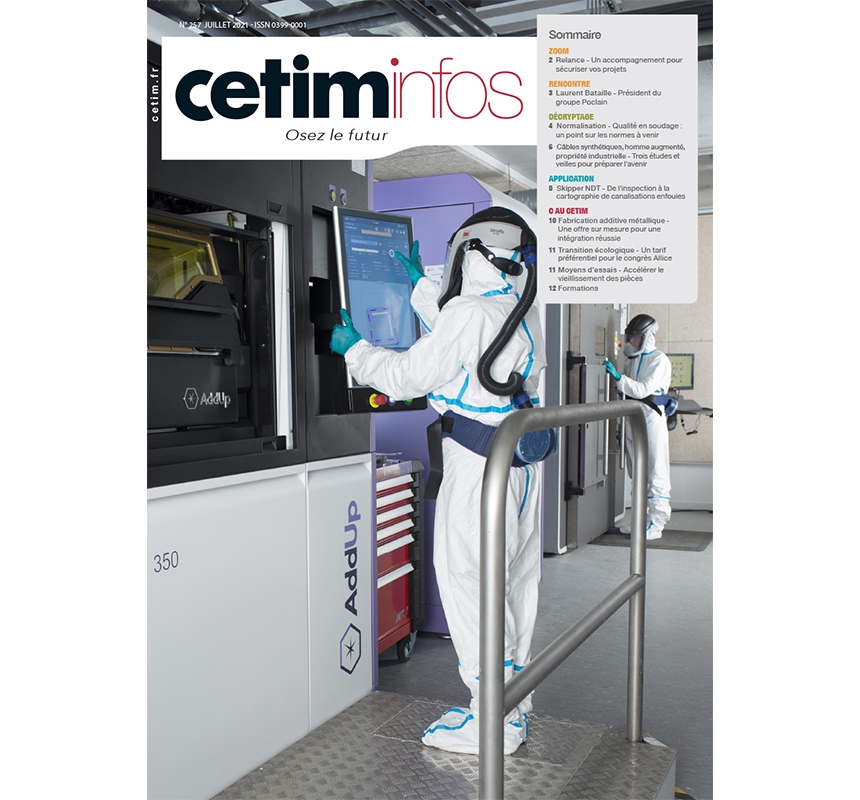 1re de couverture du Cetim infos n°257 de juillet 2021