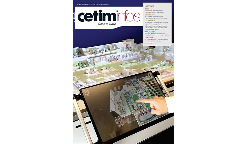 Première de couverture du Cetim Infos 263 septembre/octobre 2022