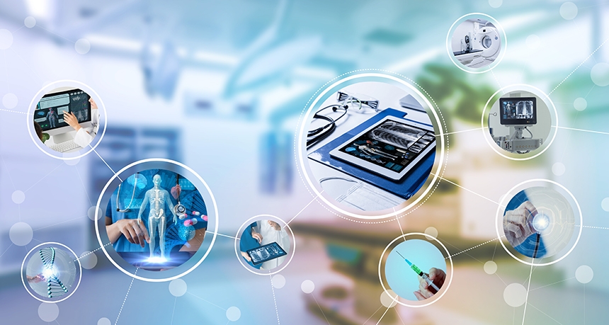 Dispositifs médicaux intelligents et connectés. ©Metamorworks