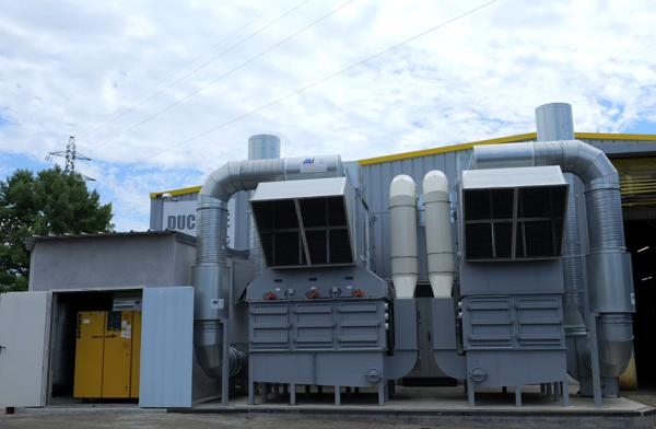 Vue extérieure des locaux de Duchêne Industries