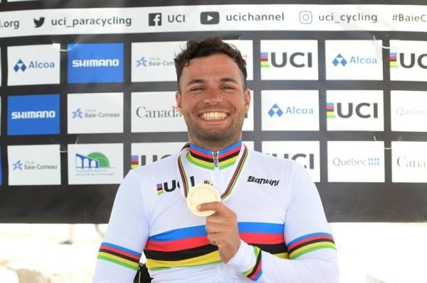 Florian Jouanny, champion du monde et triple médaillé olympique de handbike