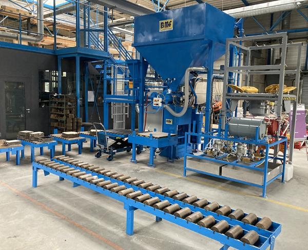 Premier ilot de moulage installé sur la plateforme partagée