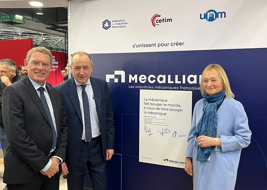 FIM, Cetim et UNM s'unissent et lancent Mecallians sur le salon Global Industrie