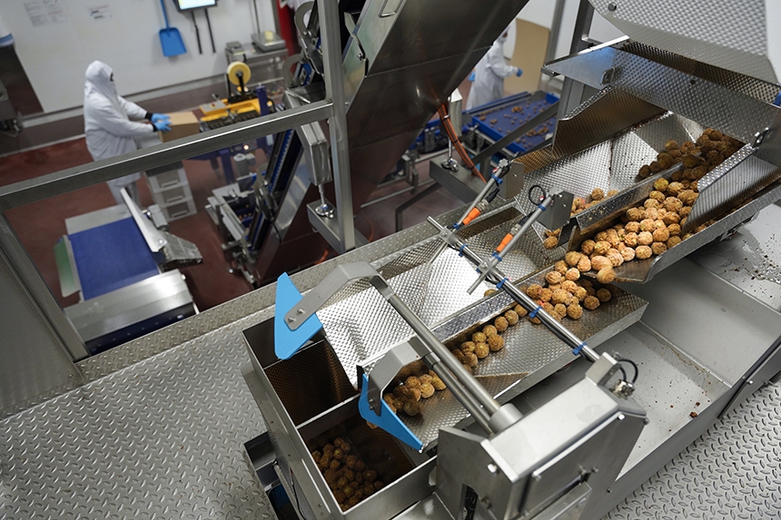 Dans l'usine Varachaux, fabricant de produits alimentaires intermédiaires