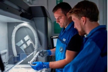 BMW: 200 000 pièces de fabrication additive en 2019